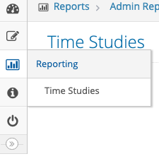 Reporting > View Time Studies