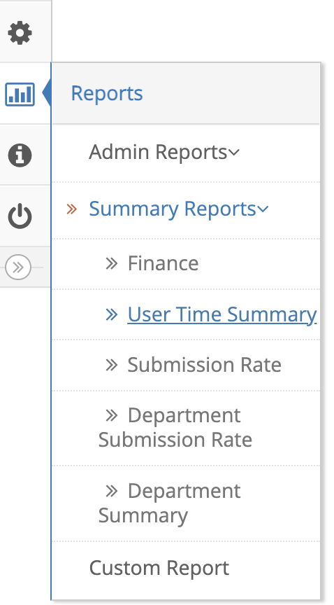 User Time Summary