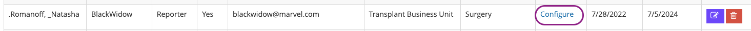 Configure link