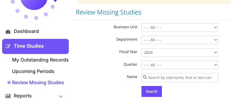 Review Missing Studies report