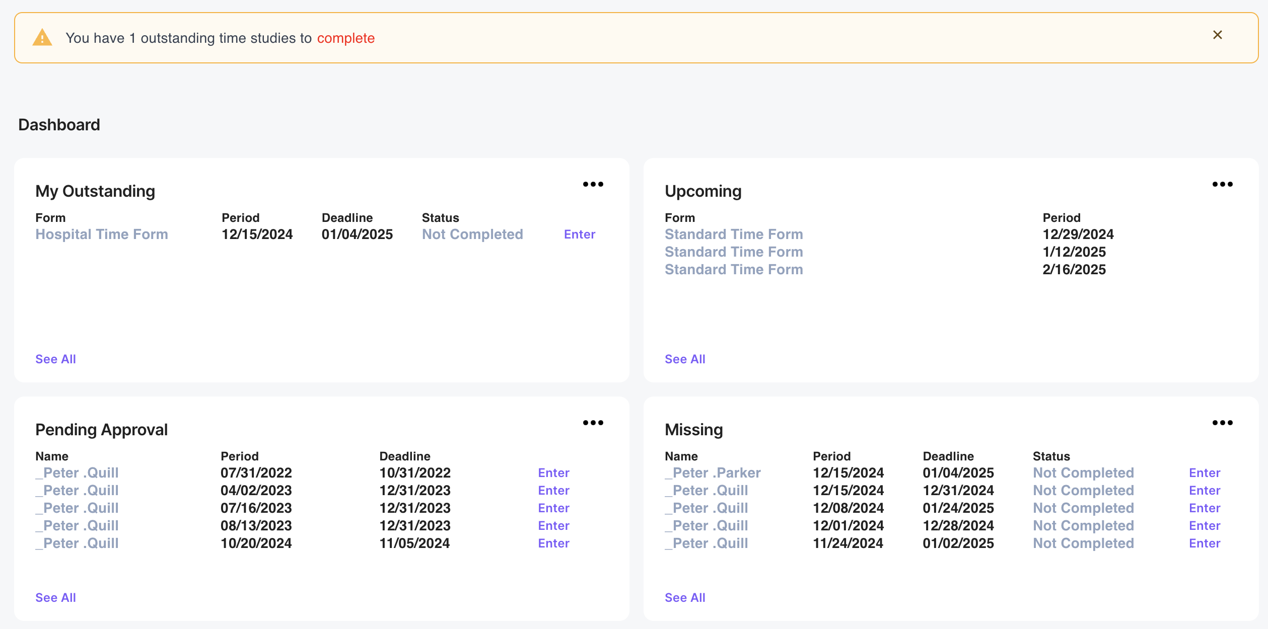 Supporter Dashboard